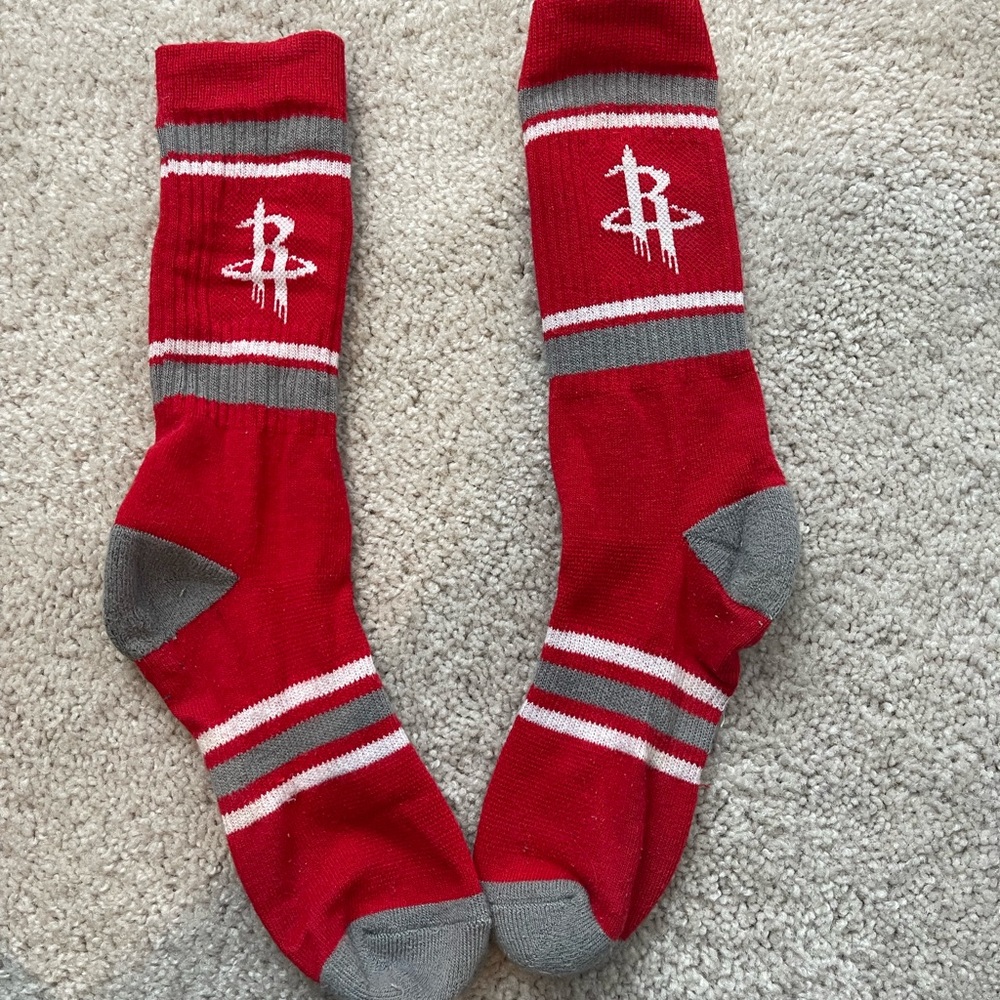 Houston Rockets Socks - Picture 2 of 3